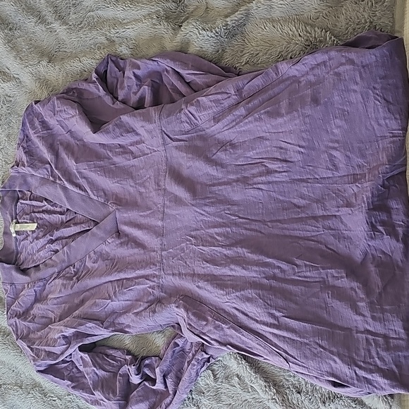 Purple V-Neck Jumpsuit - Picture 1 of 4